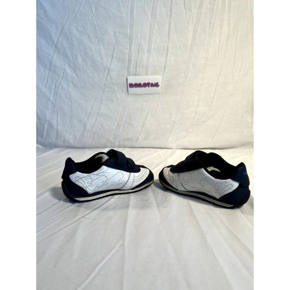 Puma Illuminescent V Light Up Toddler 6c White Blue Sneakers - Picture 6 of 10